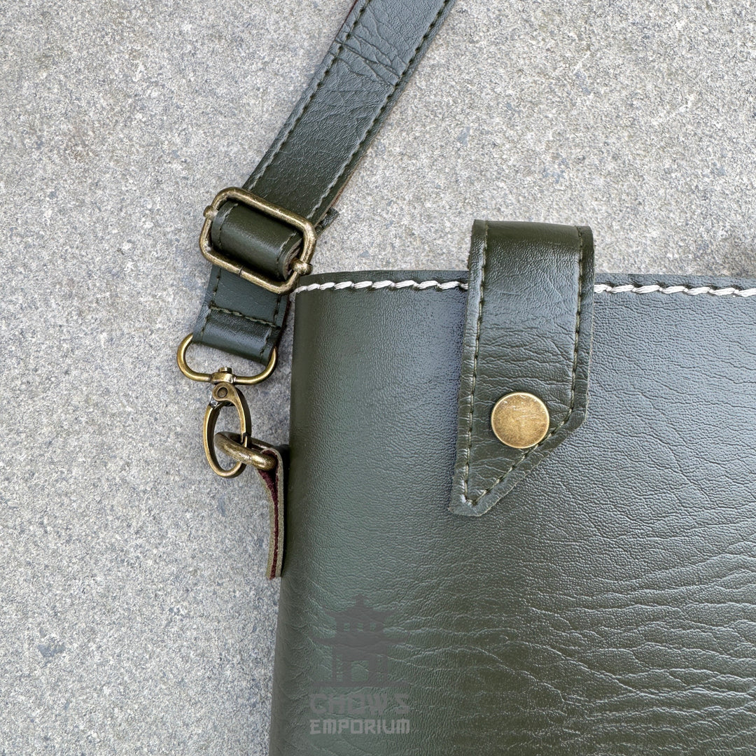 Large 64oz Hip Flask with Leather Holder