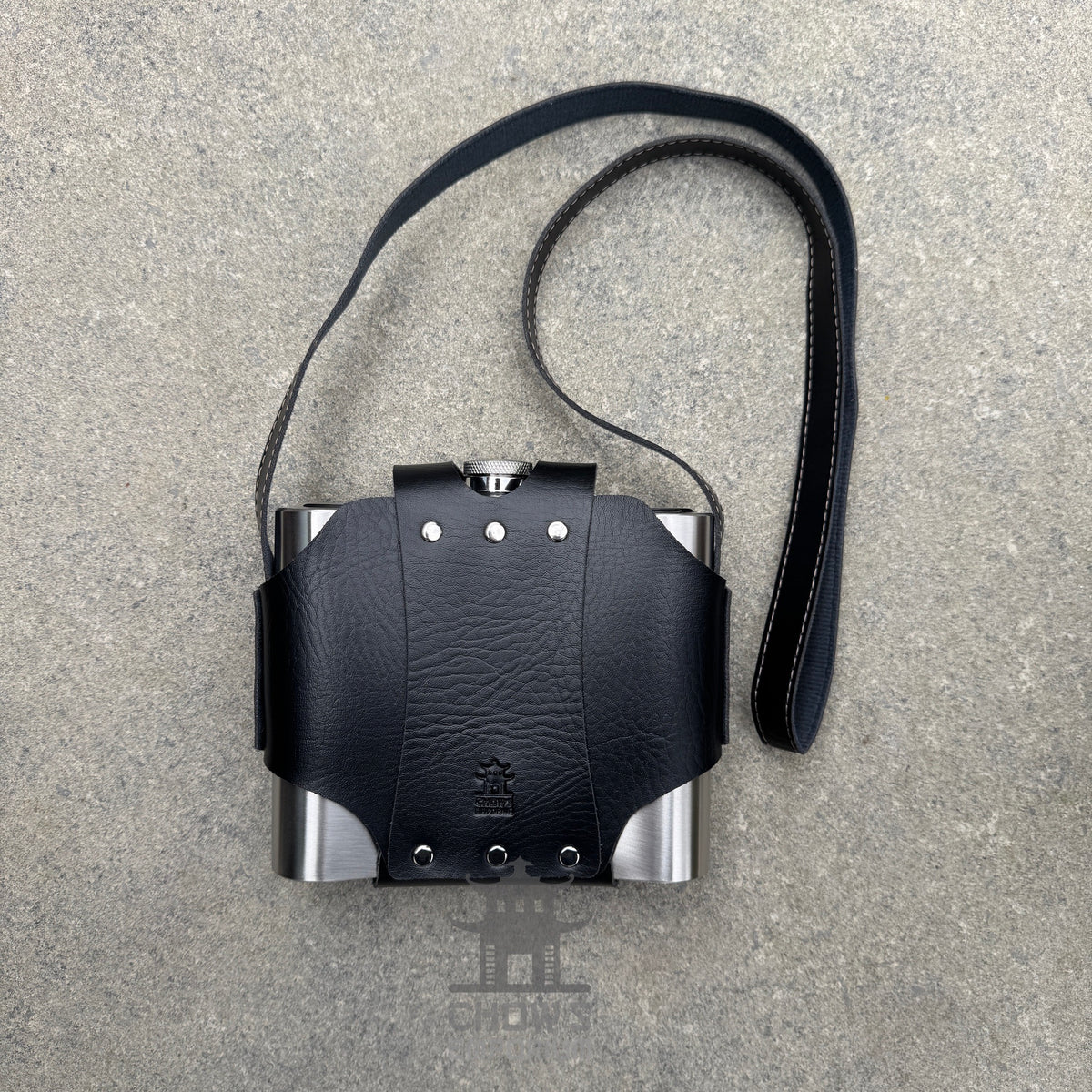 32oz Hip Flask with Leather Holder and Belt Loop