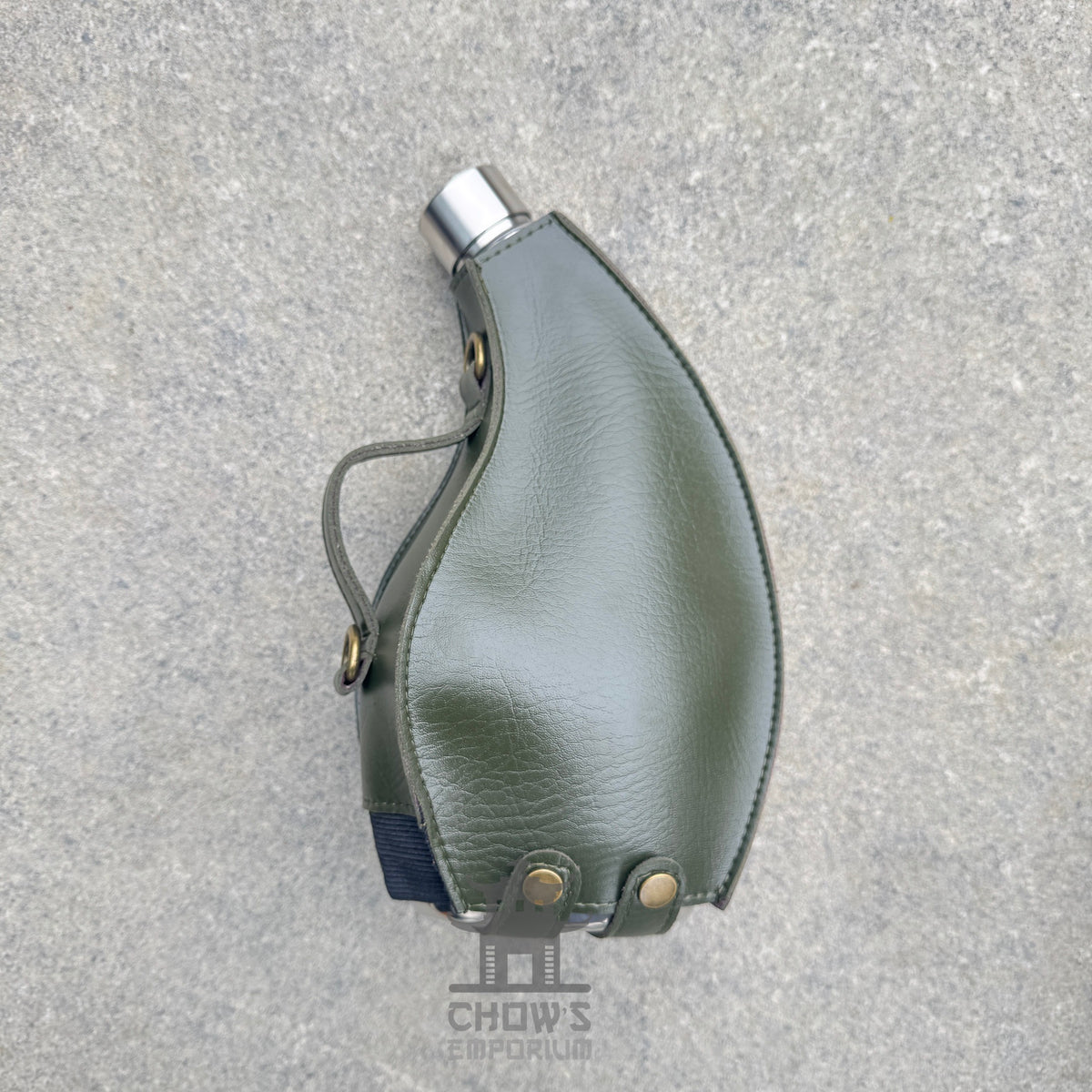 Teardrop 53oz Hip Flask with Shoulder Strap