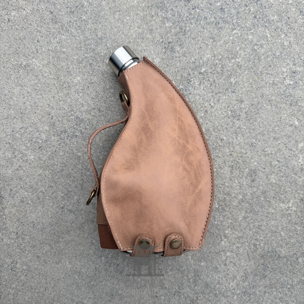 Teardrop 53oz Hip Flask with Shoulder Strap
