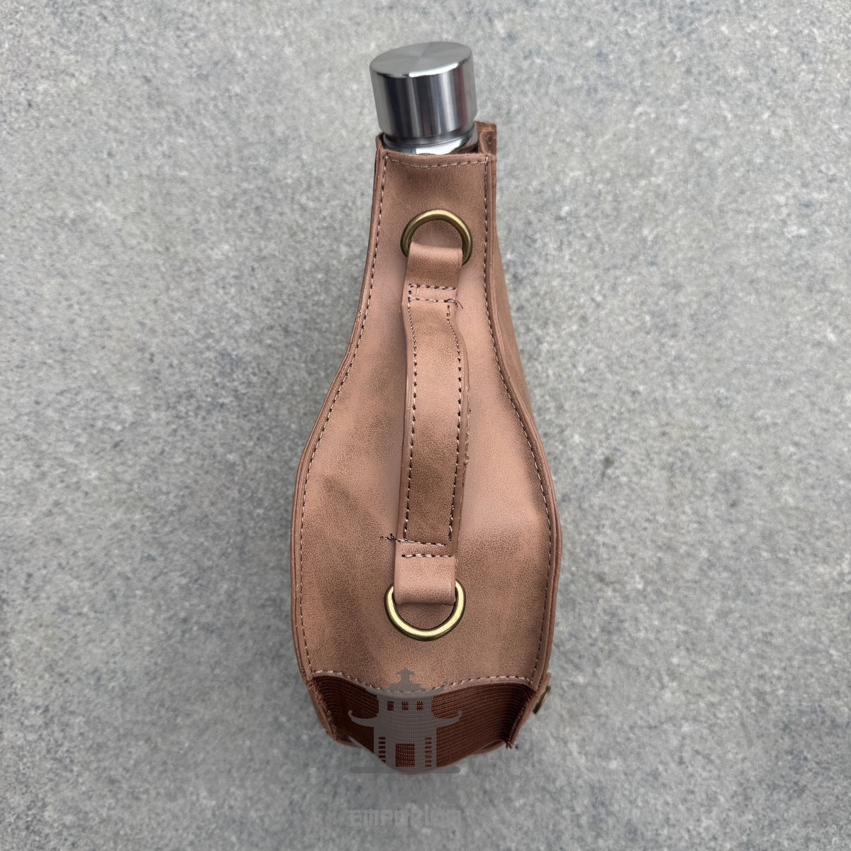 Teardrop 53oz Hip Flask with Shoulder Strap