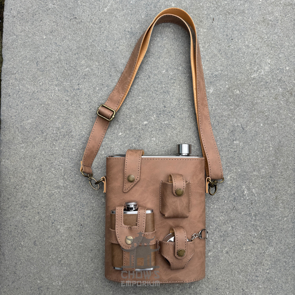 Large 48oz Hip Flask with Accessories