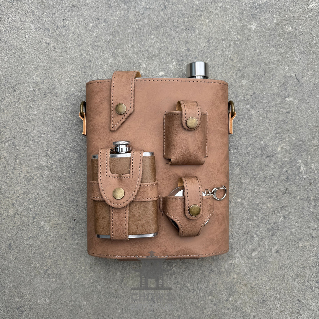 Large 48oz Hip Flask with Accessories
