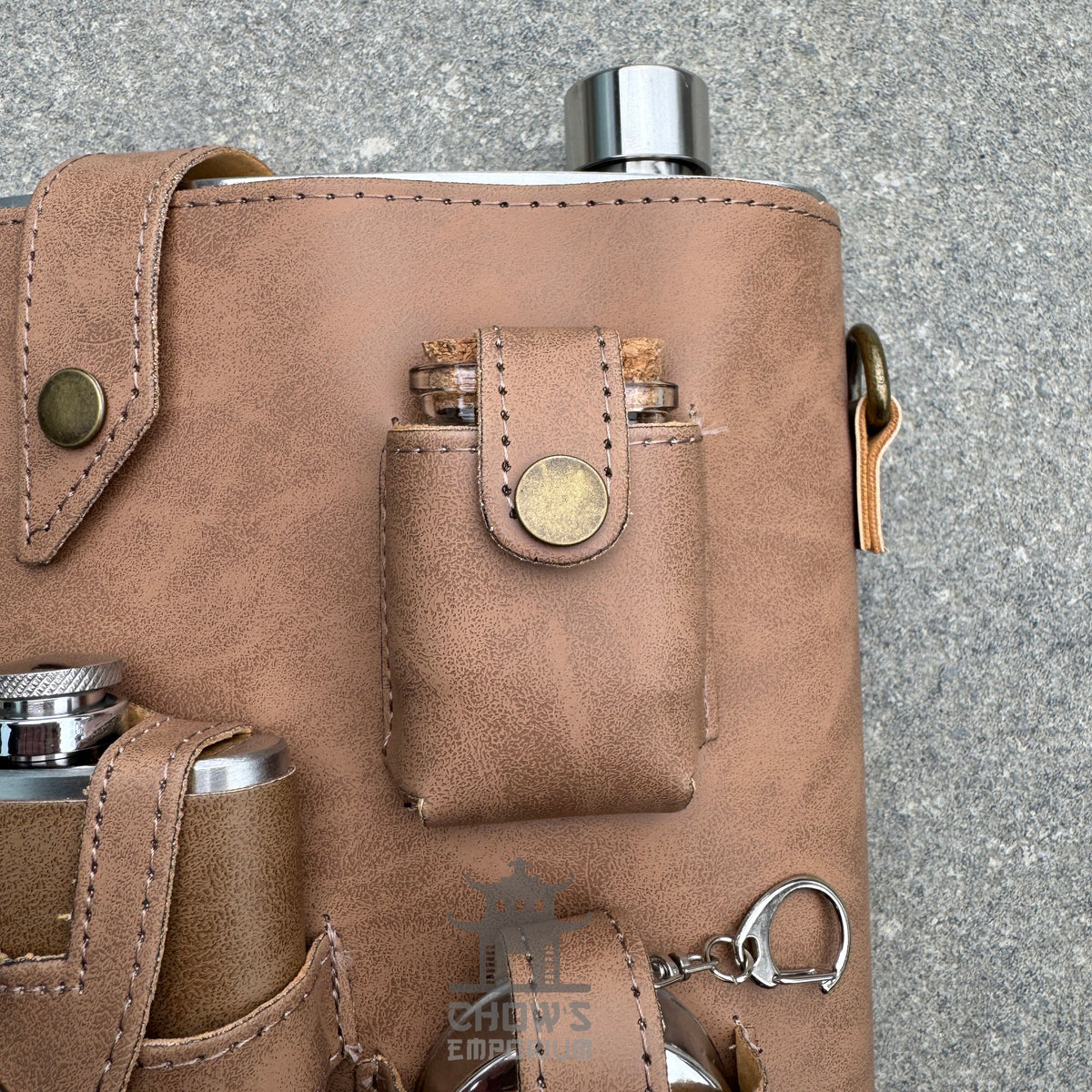 Large 48oz Hip Flask with Accessories