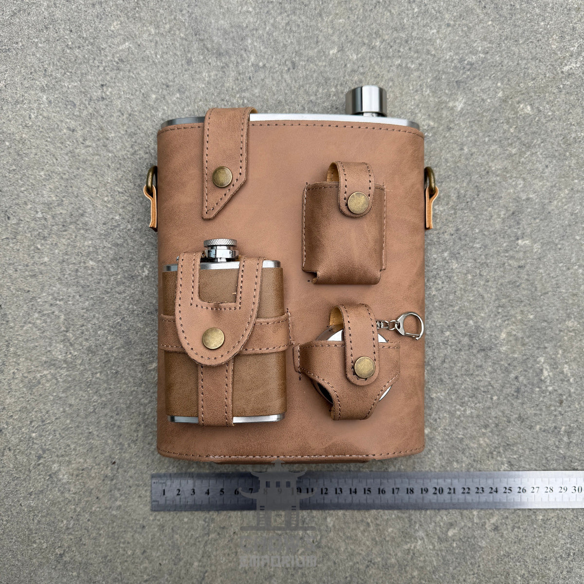 Large 48oz Hip Flask with Accessories