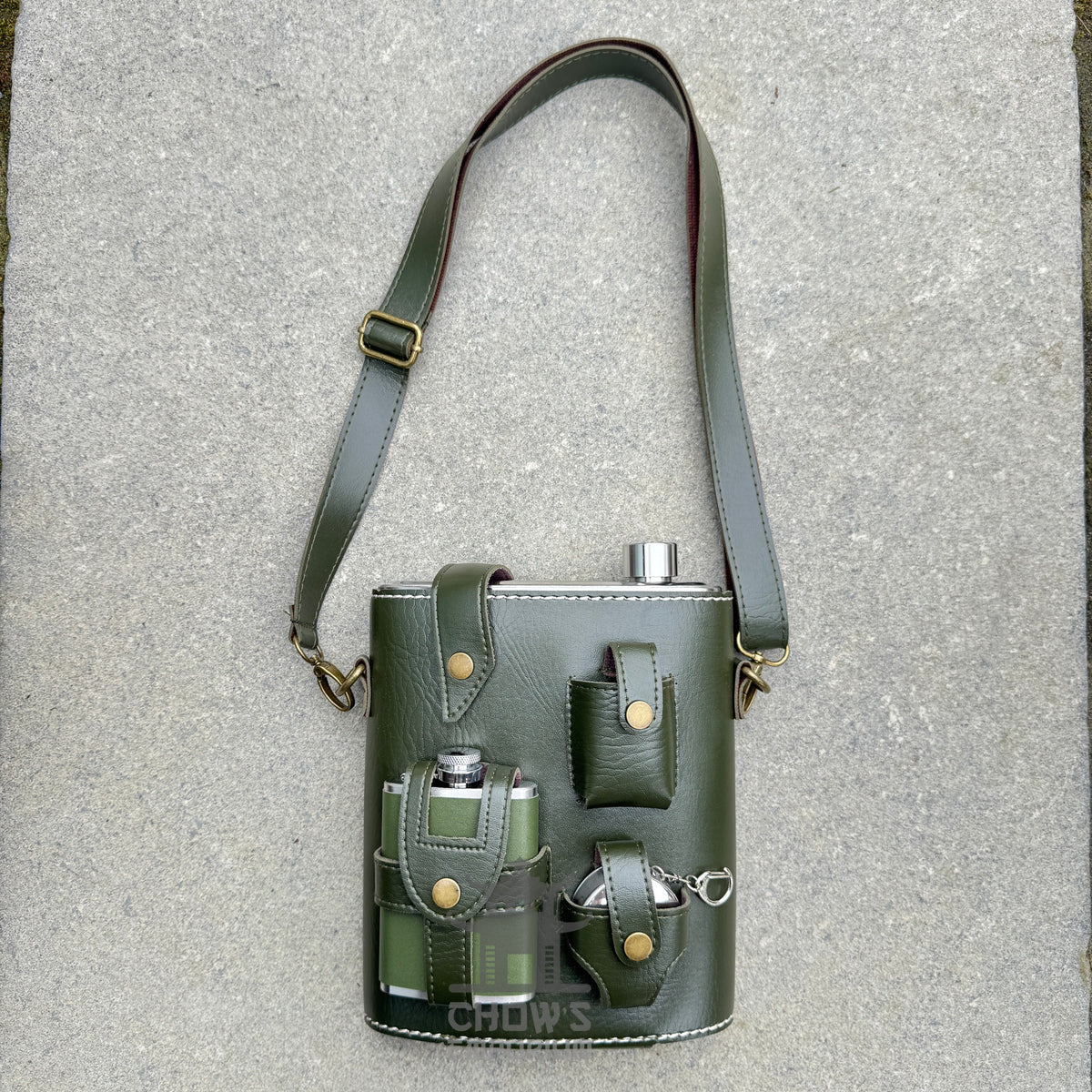 Large 48oz Hip Flask with Accessories