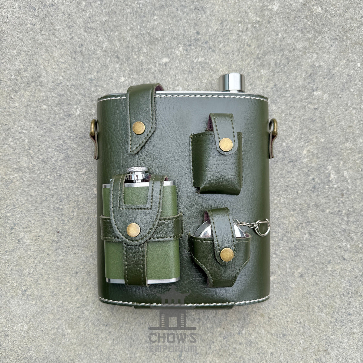 Large 48oz Hip Flask with Accessories