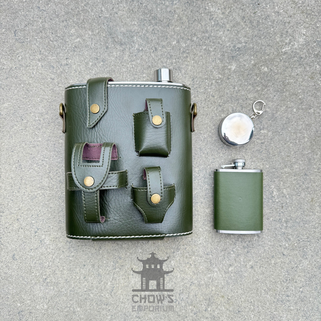 Large 48oz Hip Flask with Accessories