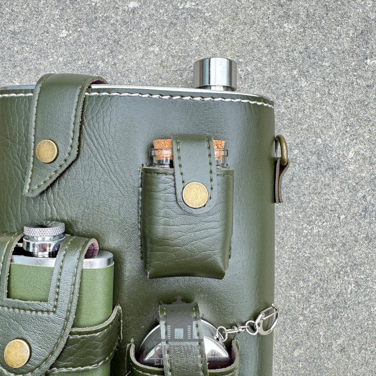 Large 48oz Hip Flask with Accessories