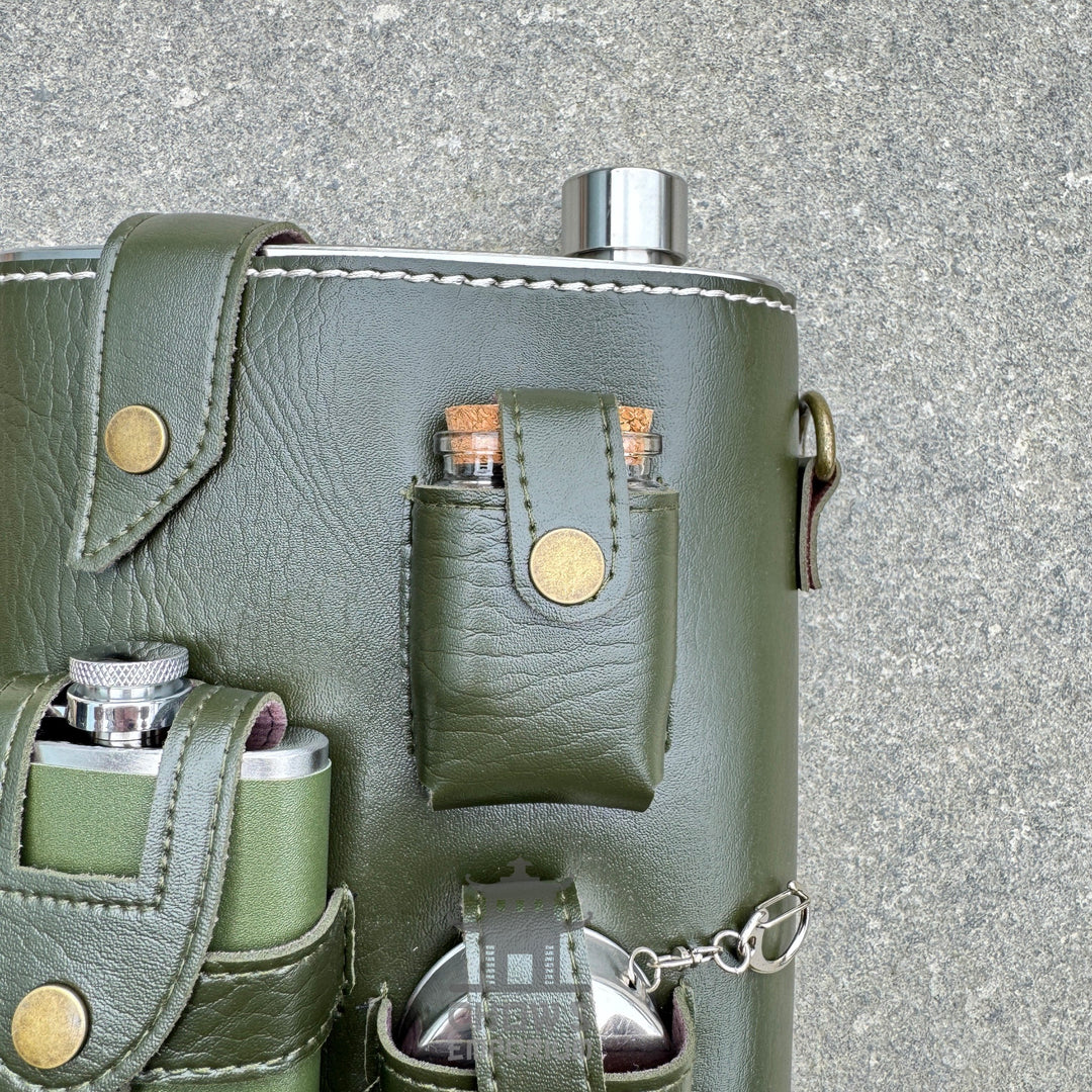 Large 48oz Hip Flask with Accessories