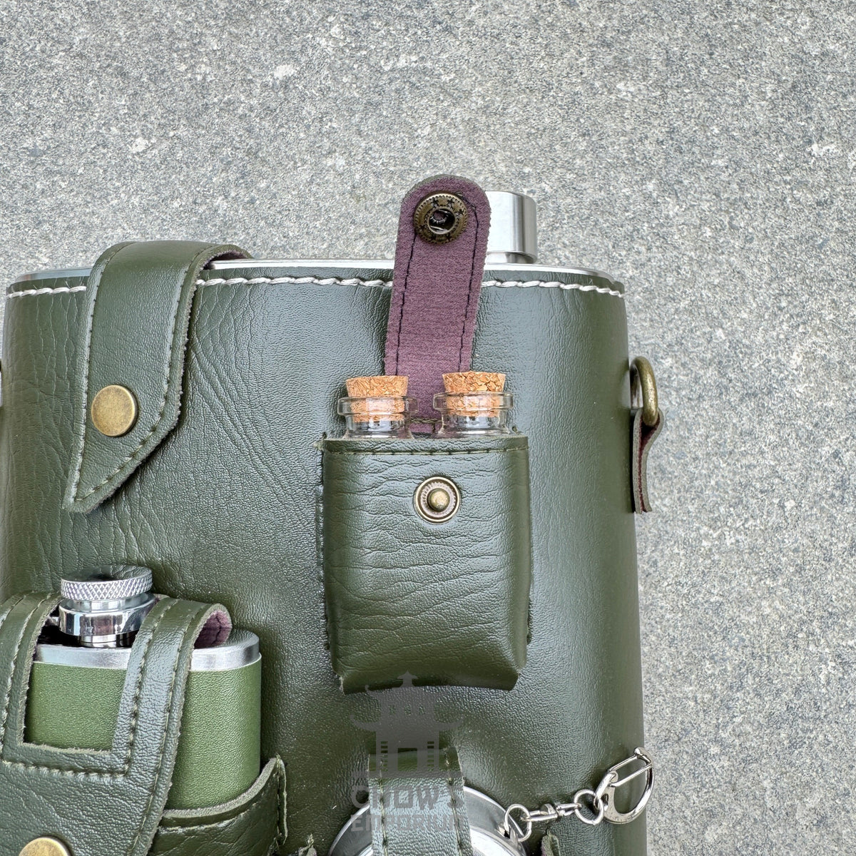 Large 48oz Hip Flask with Accessories