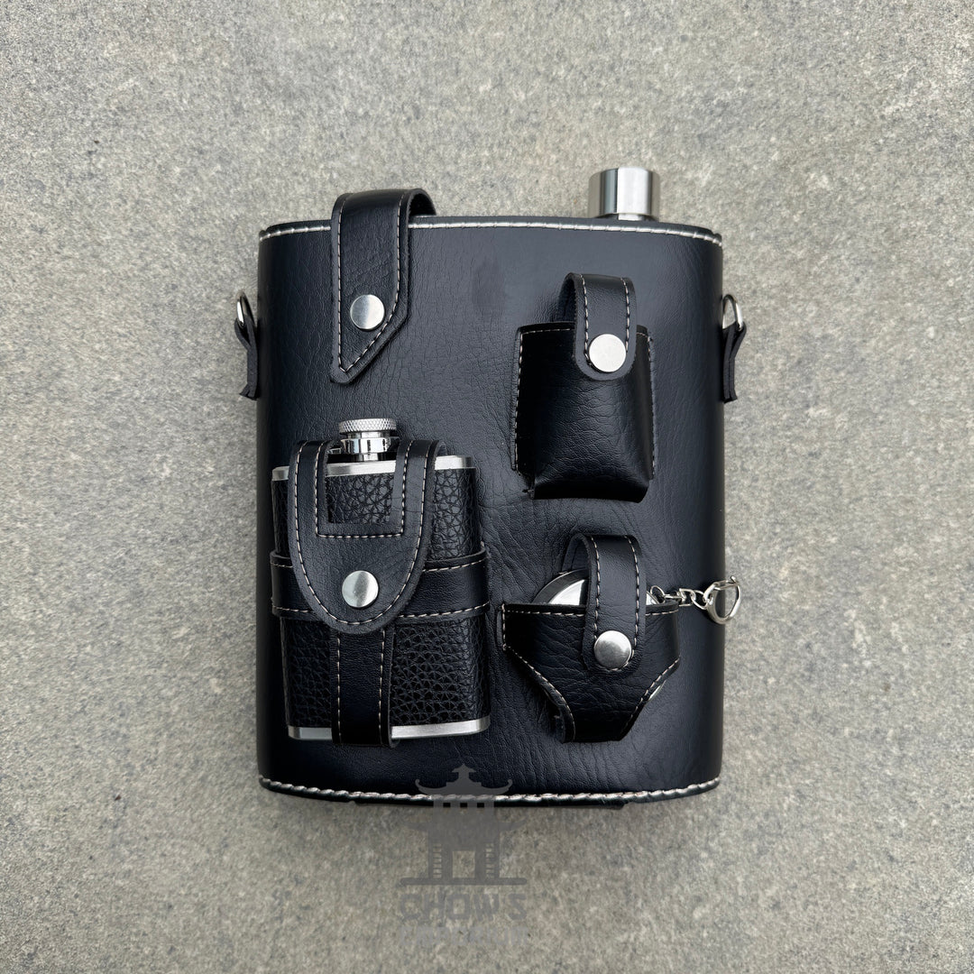 Large 48oz Hip Flask with Accessories