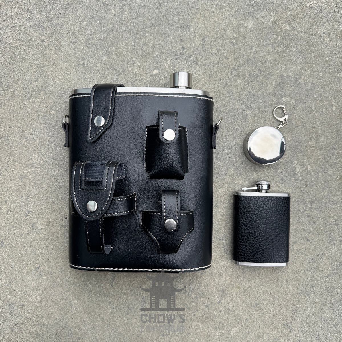 Large 48oz Hip Flask with Accessories