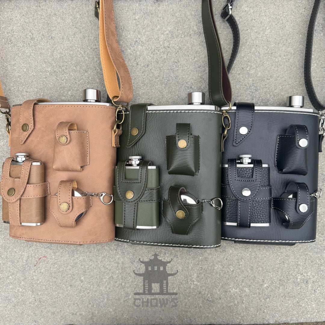 Large 48oz Hip Flask with Accessories