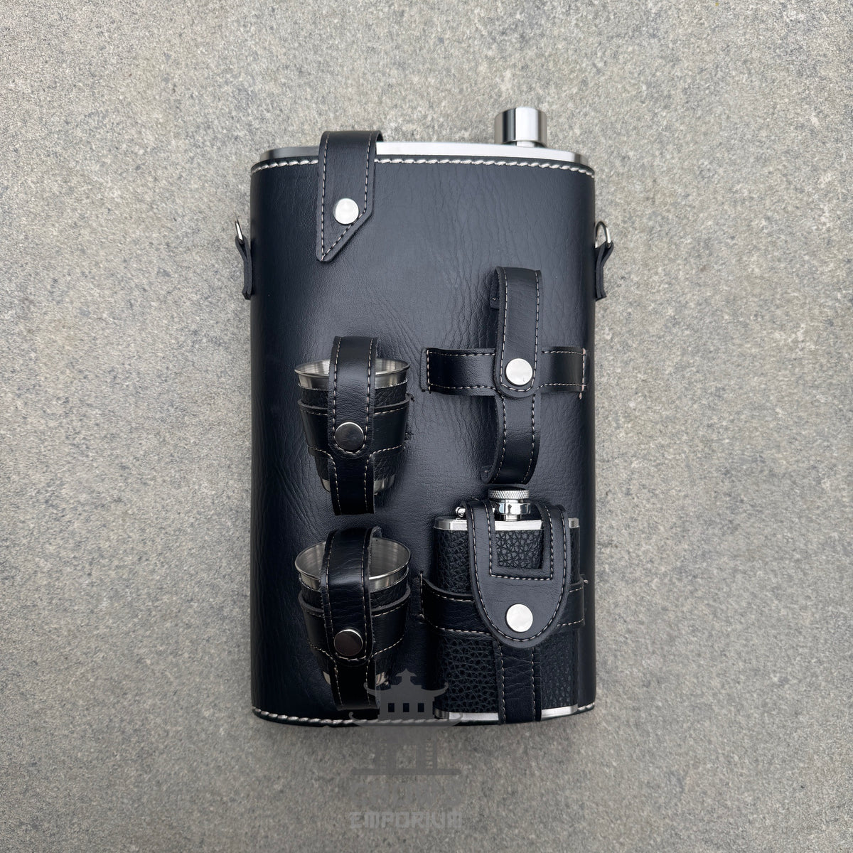 Extra Large 64oz Hip Flask with Accessories