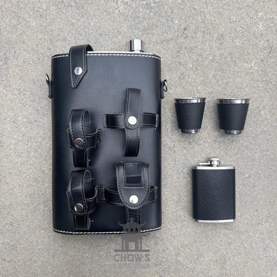 Extra Large 64oz Hip Flask with Accessories