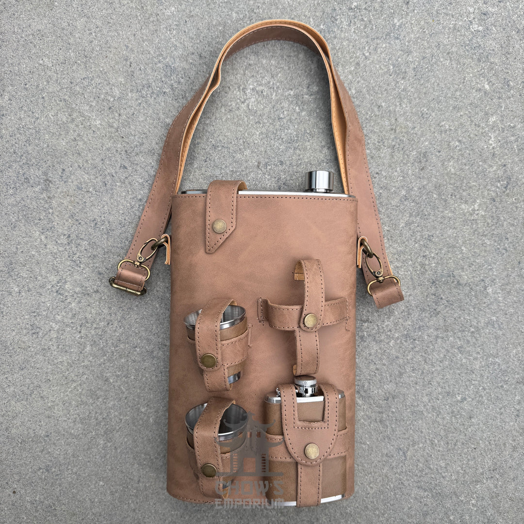 Extra Large 64oz Hip Flask with Accessories