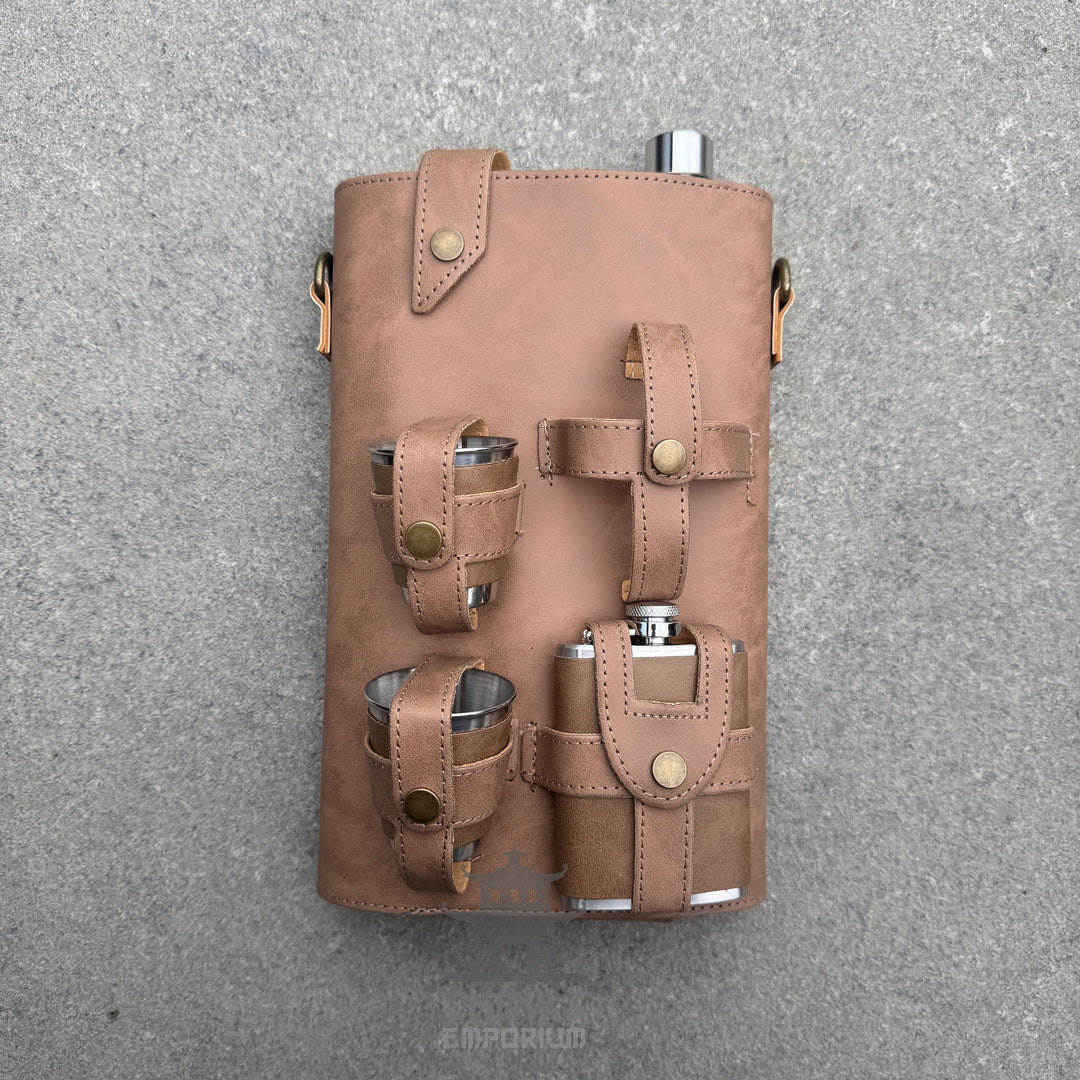 Extra Large 64oz Hip Flask with Accessories