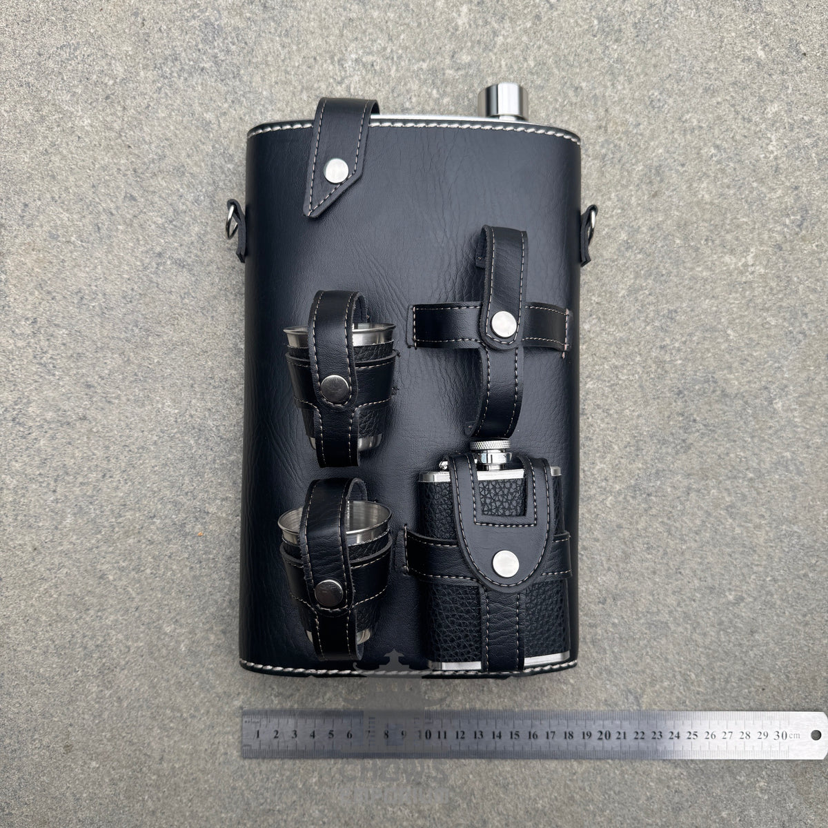 Extra Large 64oz Hip Flask with Accessories