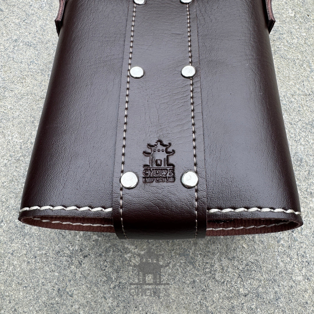 Ranger 18oz Leather Hip Flask with Mini Flask and Pouches