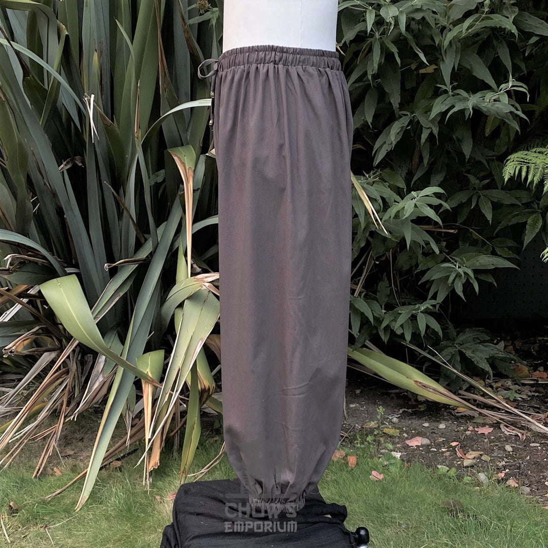 unisex grey cotton hero pants for reenactment