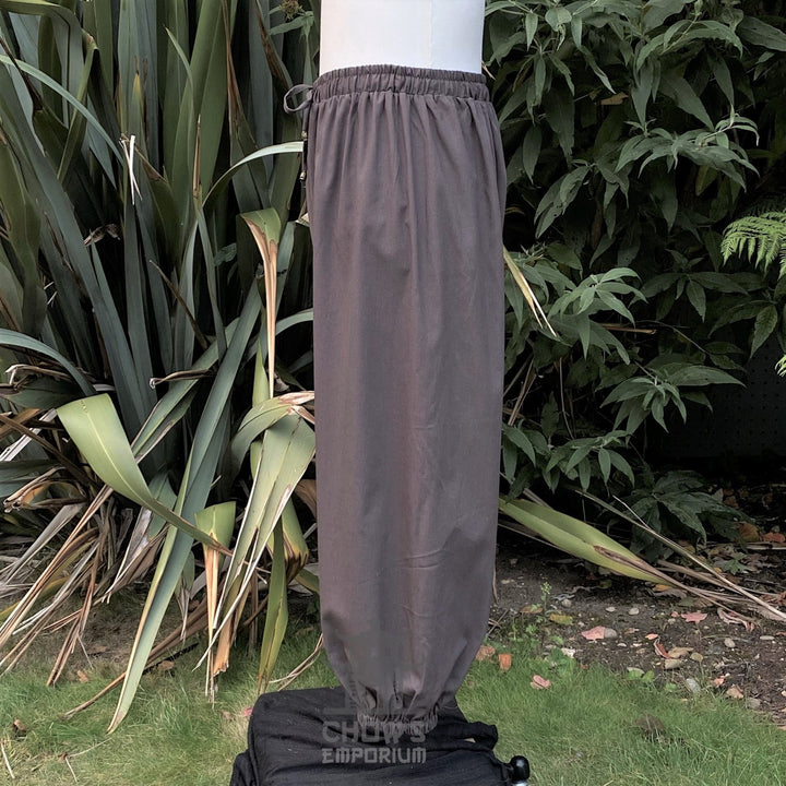 unisex grey cotton hero pants for reenactment