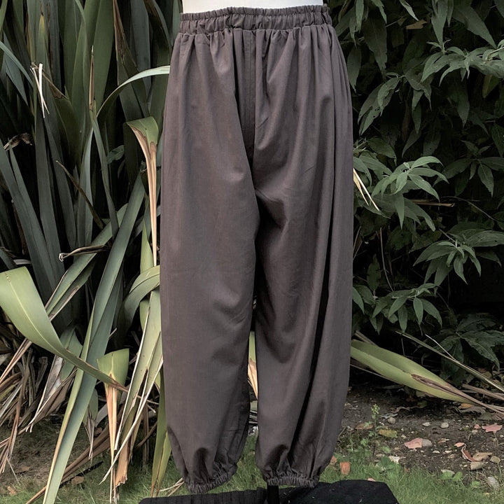 straight cut grey trousers for medieval outfit