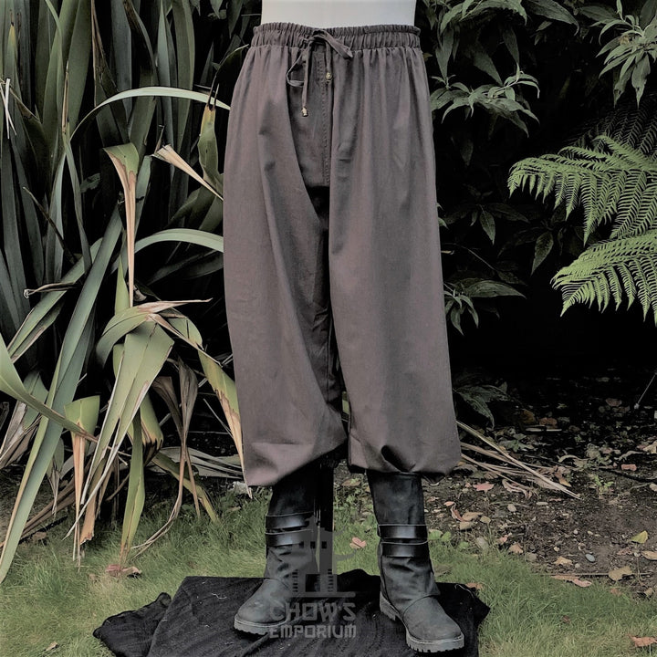 breathable grey cotton hero pants for roleplay