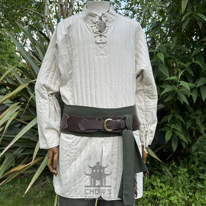 Forest Hunter Set - 6 pieces (Hood, Gambeson, Trousers, Belt, Sash, Necklace)