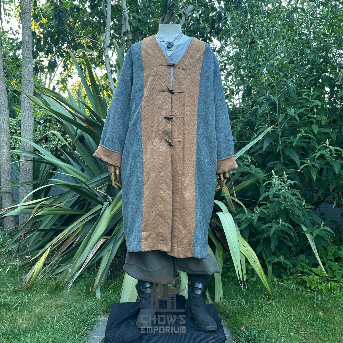 Pirate Coat in Blue & Brown