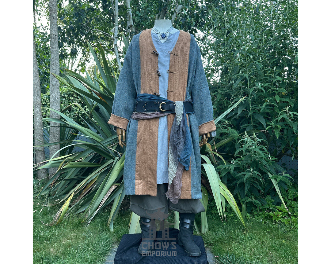 Pirate Coat in Blue & Brown