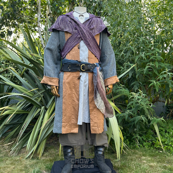 Ocean Cleric Outfit - 4 pieces (Robe, Tunic, Hood & Sash)