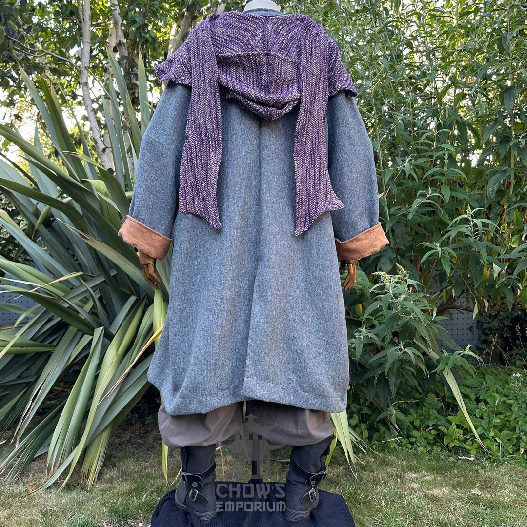 Ocean Cleric Set - 5 pieces (Robe, Tunic, Hood, Sash & Necklace)