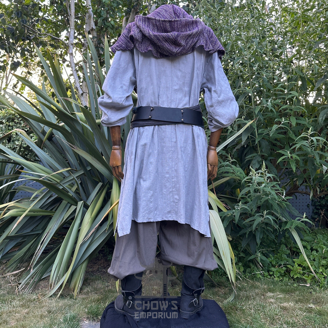 Ocean Cleric Set - 5 pieces (Robe, Tunic, Hood, Sash & Necklace)
