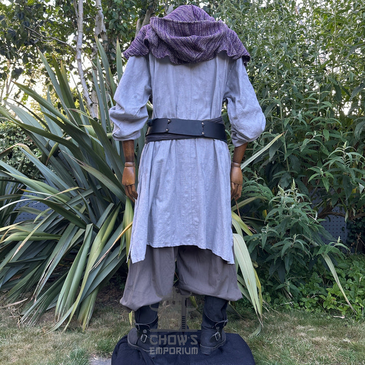 Ocean Cleric Set - 5 pieces (Robe, Tunic, Hood, Sash & Necklace)