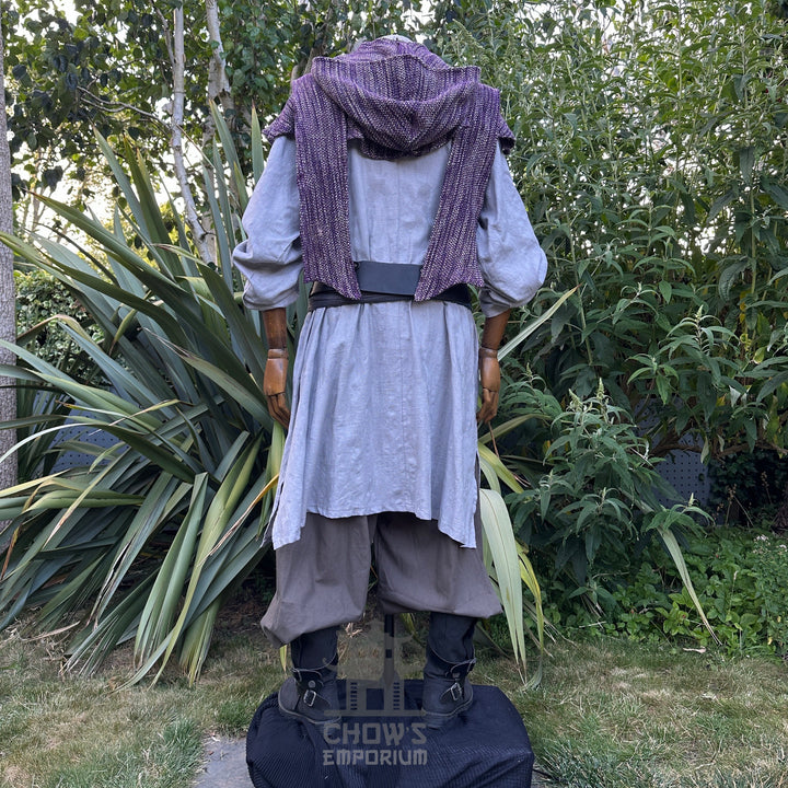 Ocean Cleric Set - 5 pieces (Robe, Tunic, Hood, Sash & Necklace)