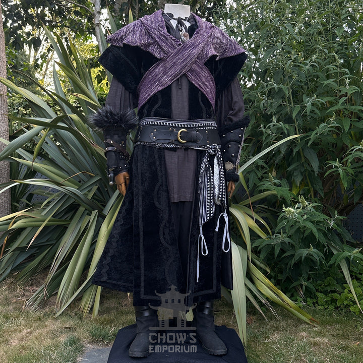 LARP Basic Outfit - 3 Pieces (Hood, Waistcoat, Sash)