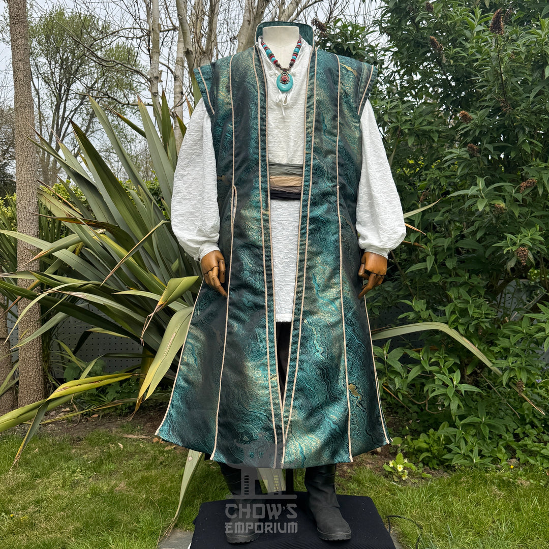 Sorcerers Robe in Green & Gold