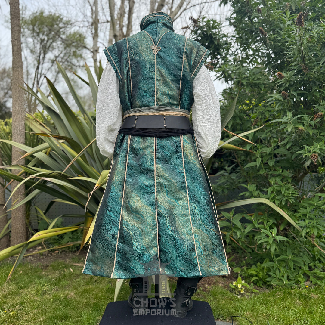 Sorcerers Robe in Green & Gold