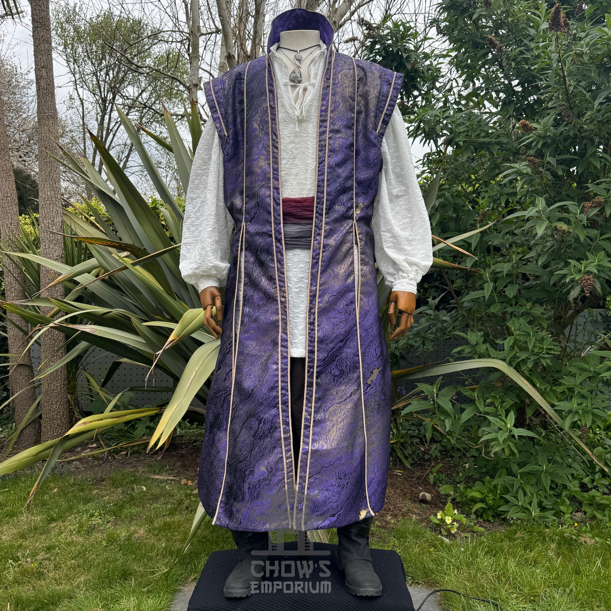 Sorcerers Robe in Purple & Gold