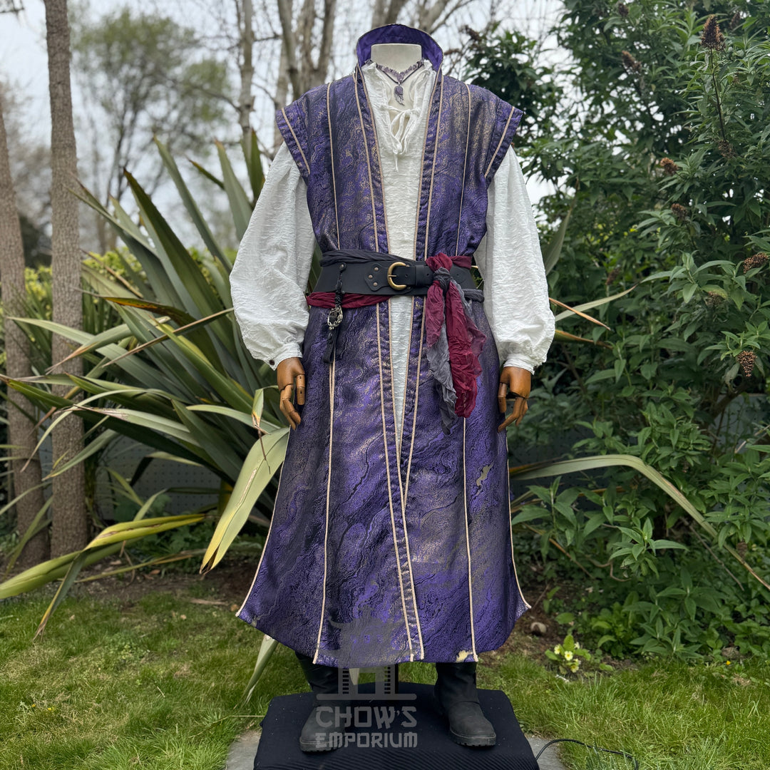 Sorcerers Robe in Purple & Gold