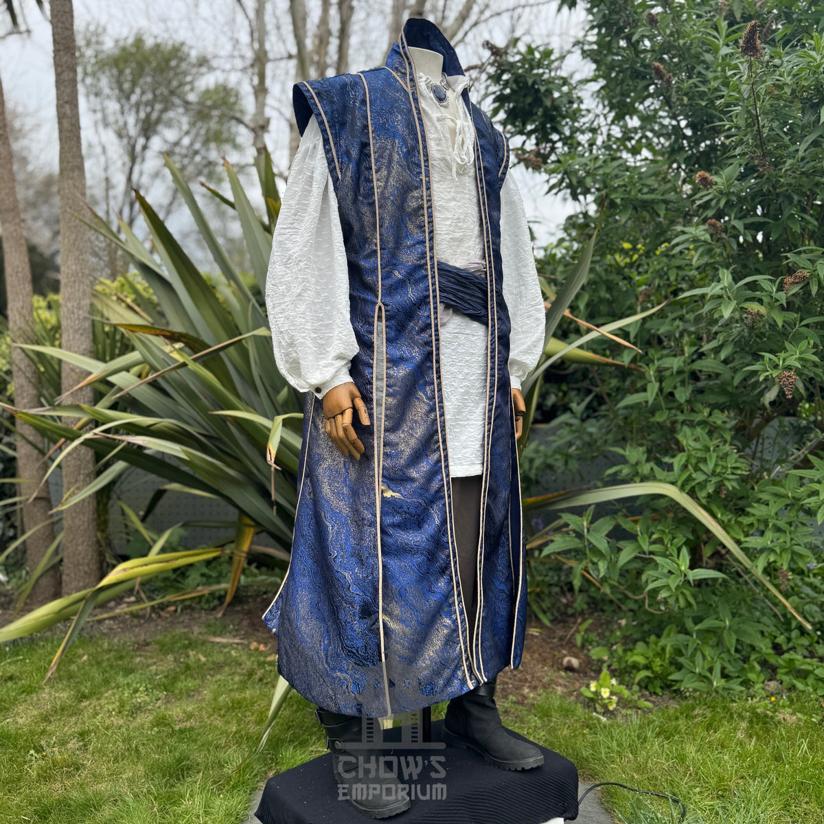 Sorcerers Robe in Blue & Gold