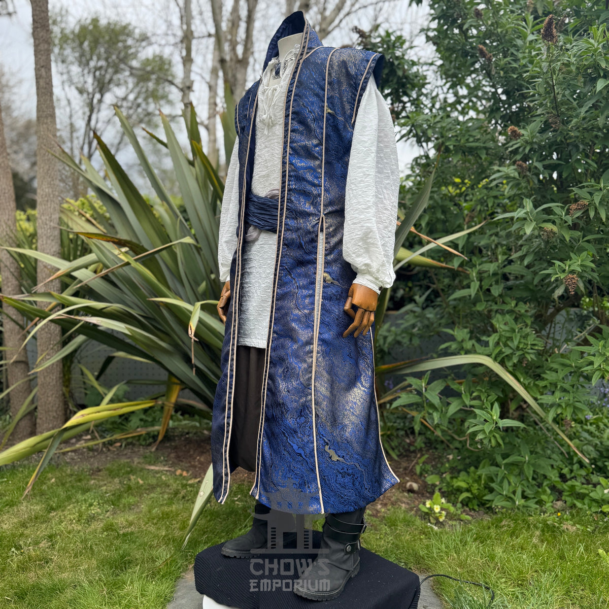 Sorcerers Robe in Blue & Gold