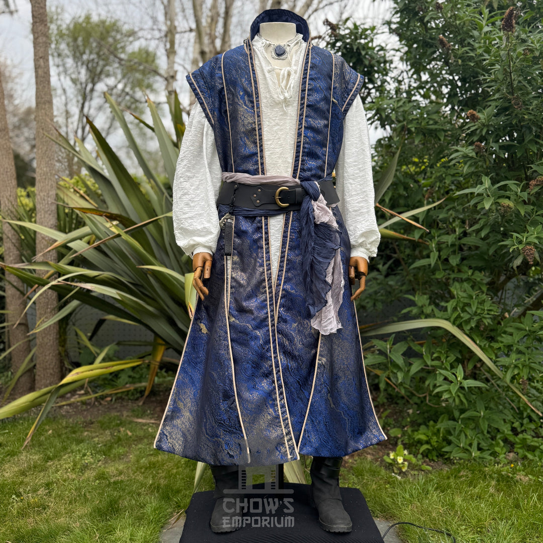 Sorcerers Robe in Blue & Gold