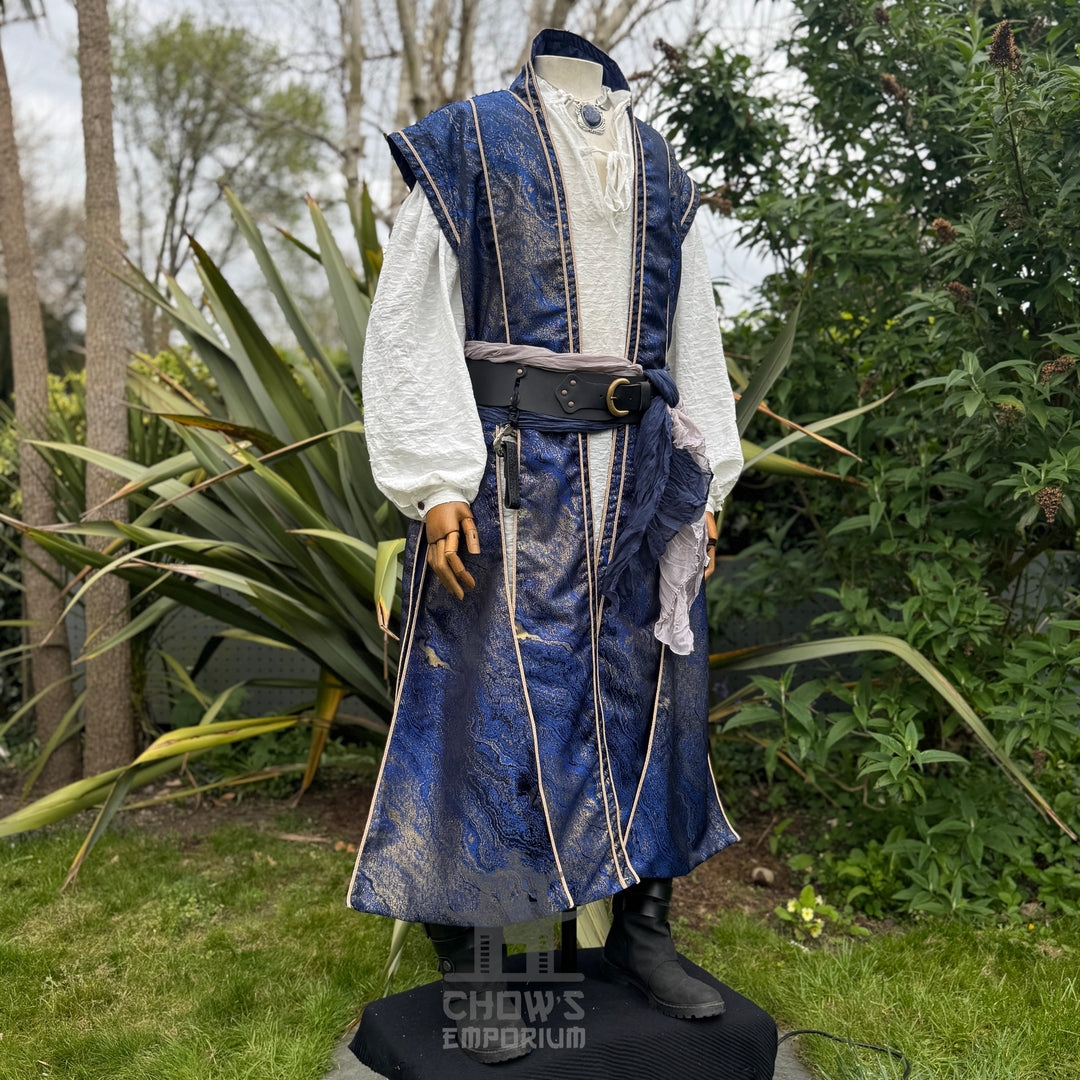 Sorcerers Robe in Blue & Gold