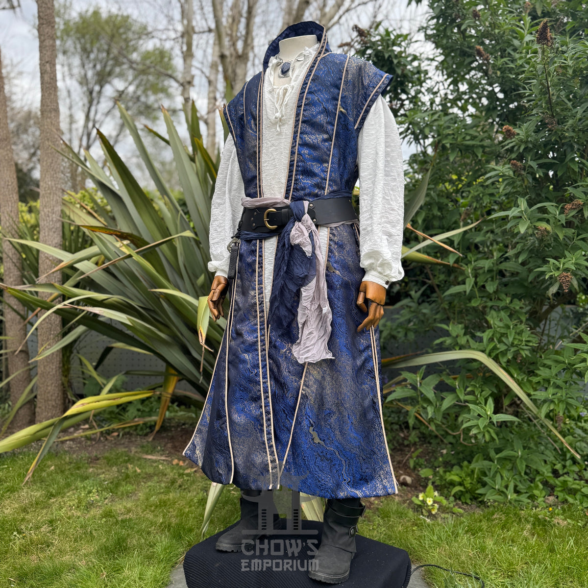 Sorcerers Robe in Blue & Gold