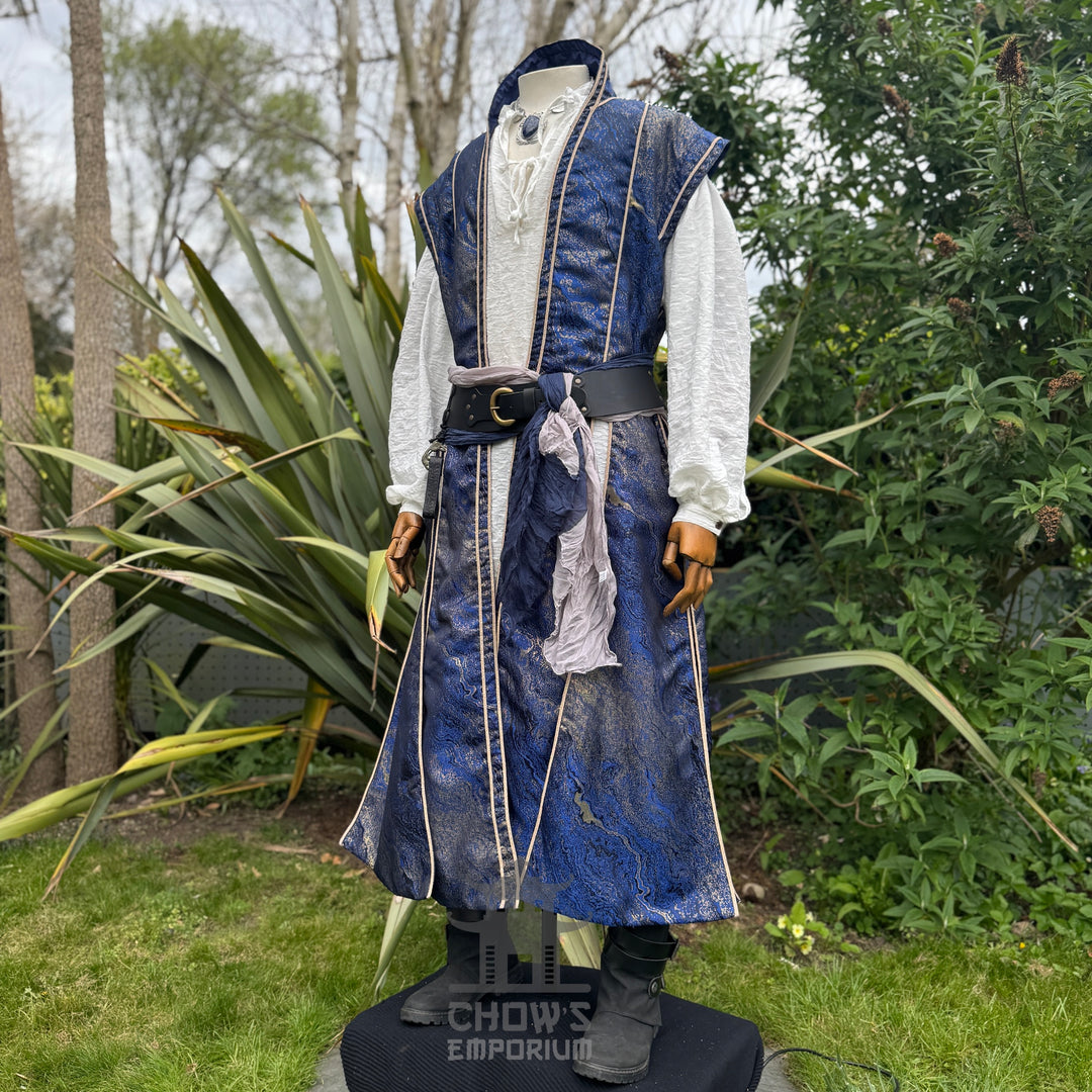 Sorcerers Robe in Blue & Gold