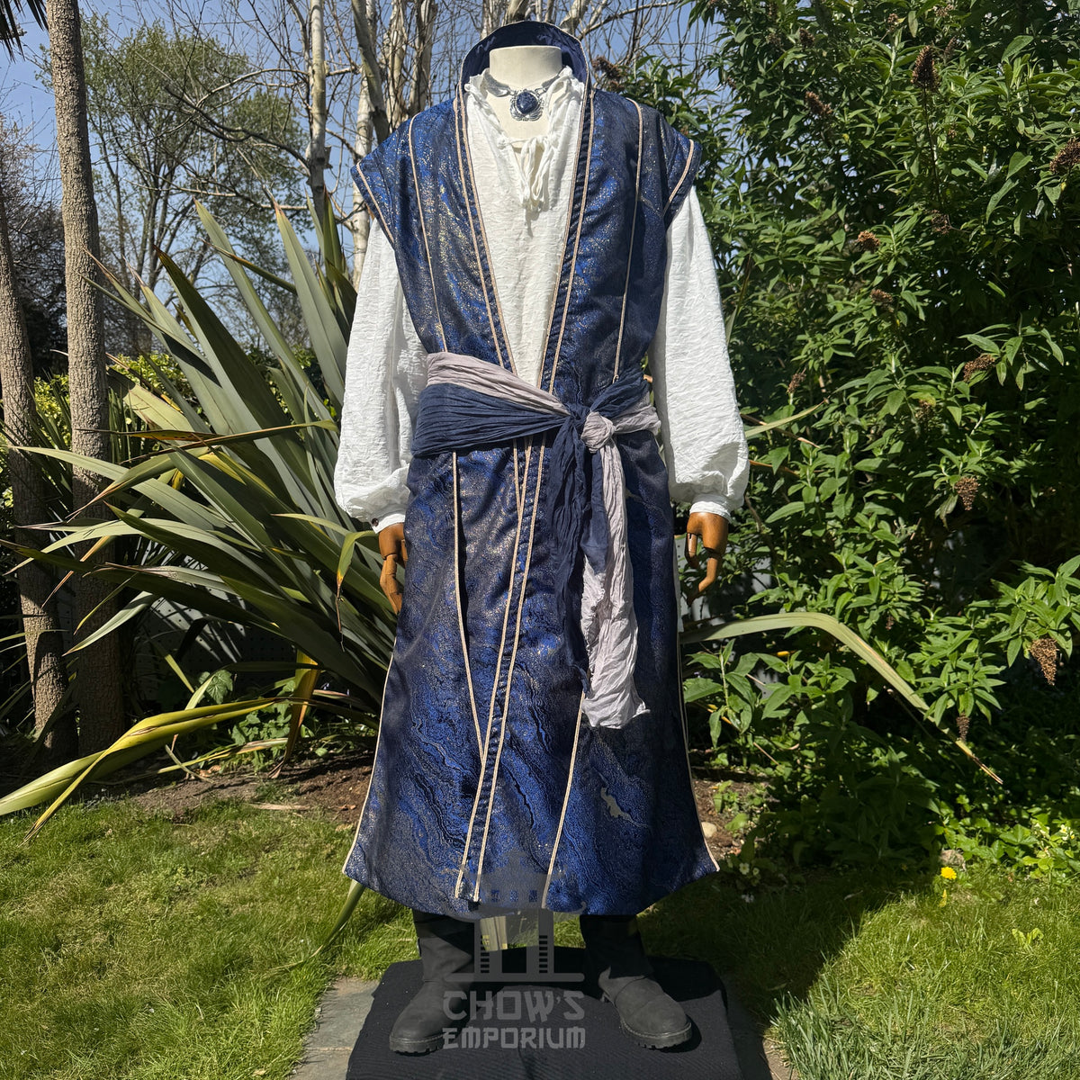 Sorcerers Robe in Blue & Gold