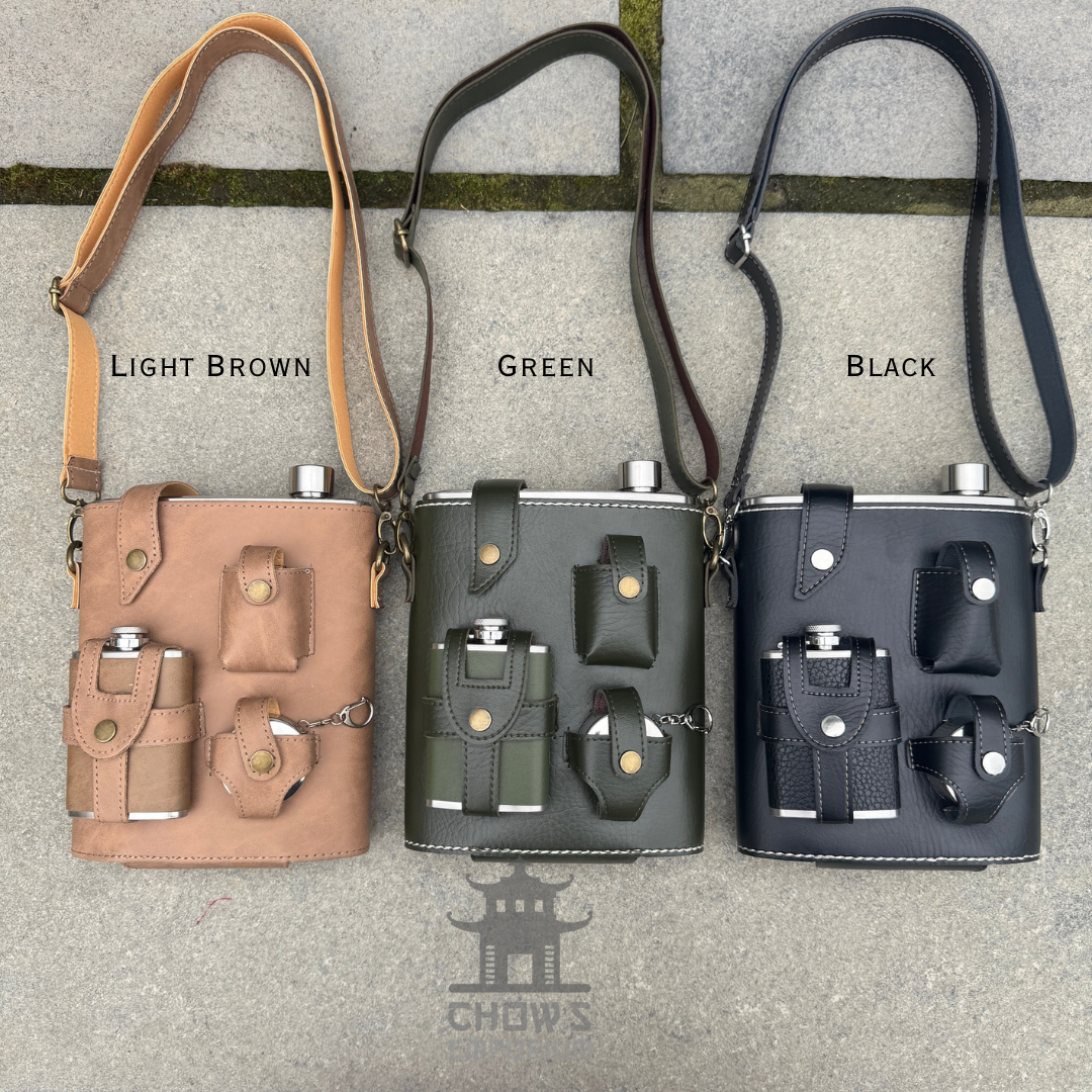 Large 48oz Hip Flask with Accessories