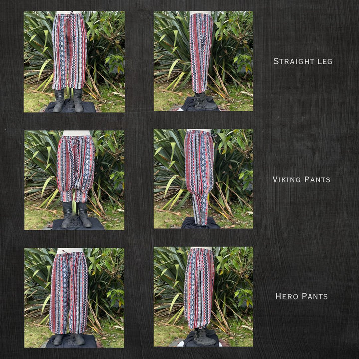 Tenue de GN Rogue Druid - 7 pièces ; Veste, Capuche, Avant-bras, Tunique, Pantalon, Ceinture, Ceinture
